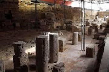 an old stone building