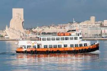 a large ship in the water