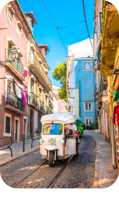 Untitled design (1) a truck on a city street
