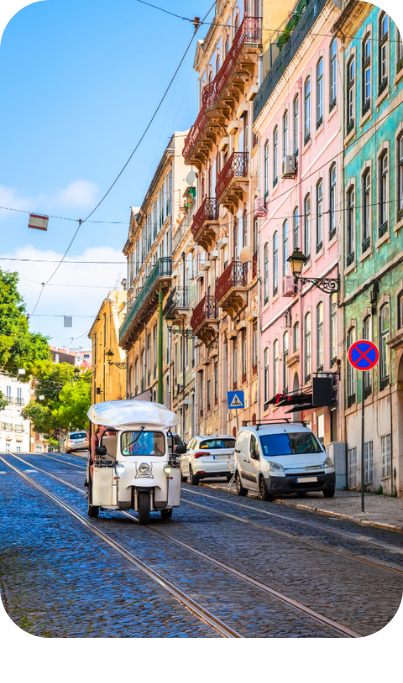Untitled design (23) a truck on a city street
