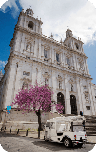 Untitled design (25) a truck is parked in front of a church